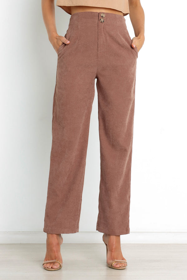 Petal and Pup USA BOTTOMS Springfield Pants - Brown