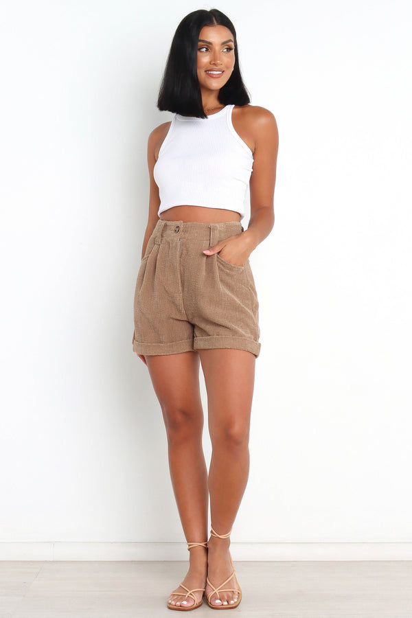 Petal and Pup USA BOTTOMS Talaren Shorts - Brown