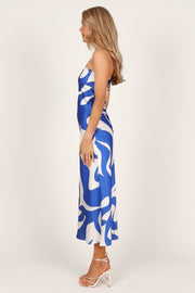 Petal and Pup USA DRESSES Angel Dress - Blue Swirl