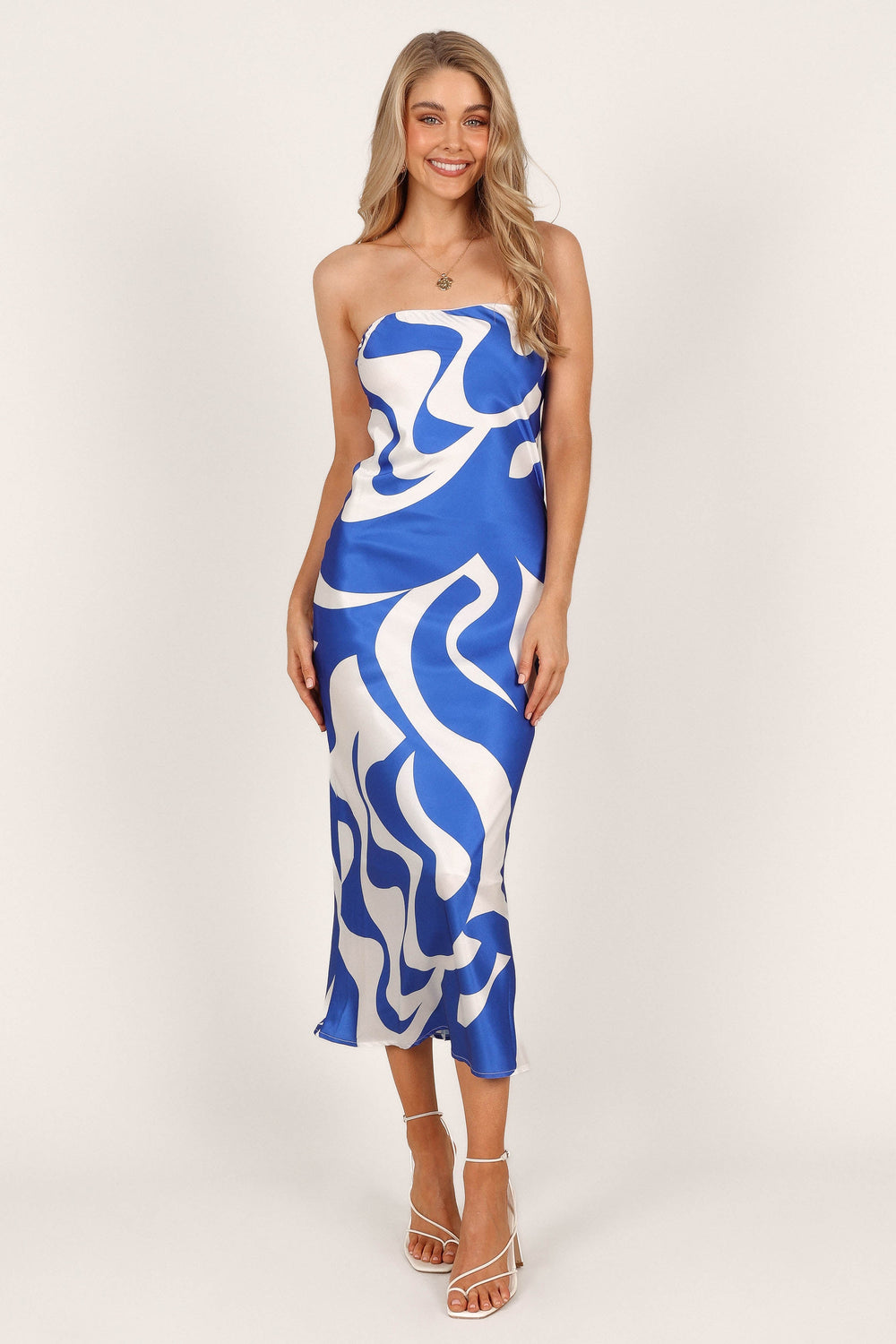 Petal and Pup USA DRESSES Angel Dress - Blue Swirl