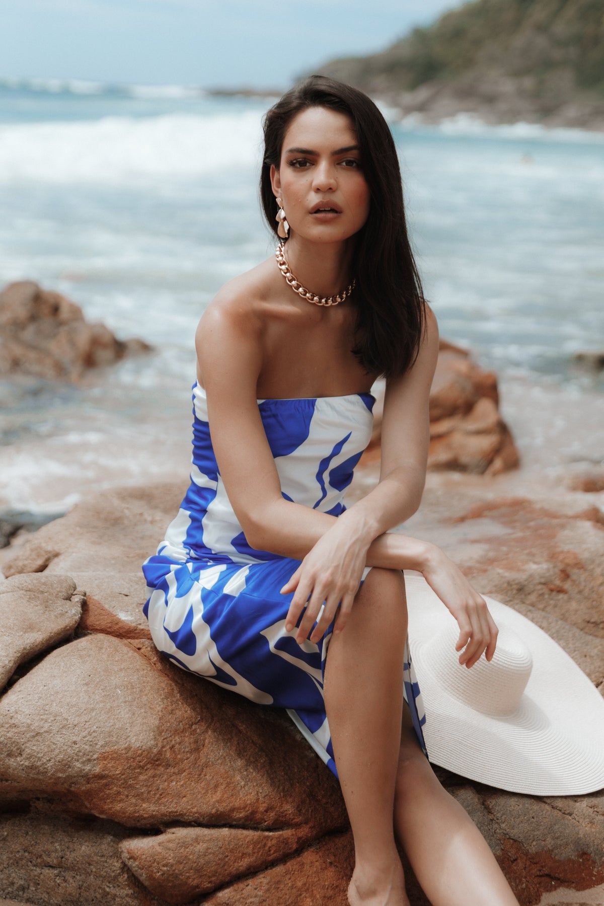 Angel Dress - Blue Swirl Angel Dress - Blue Swirl