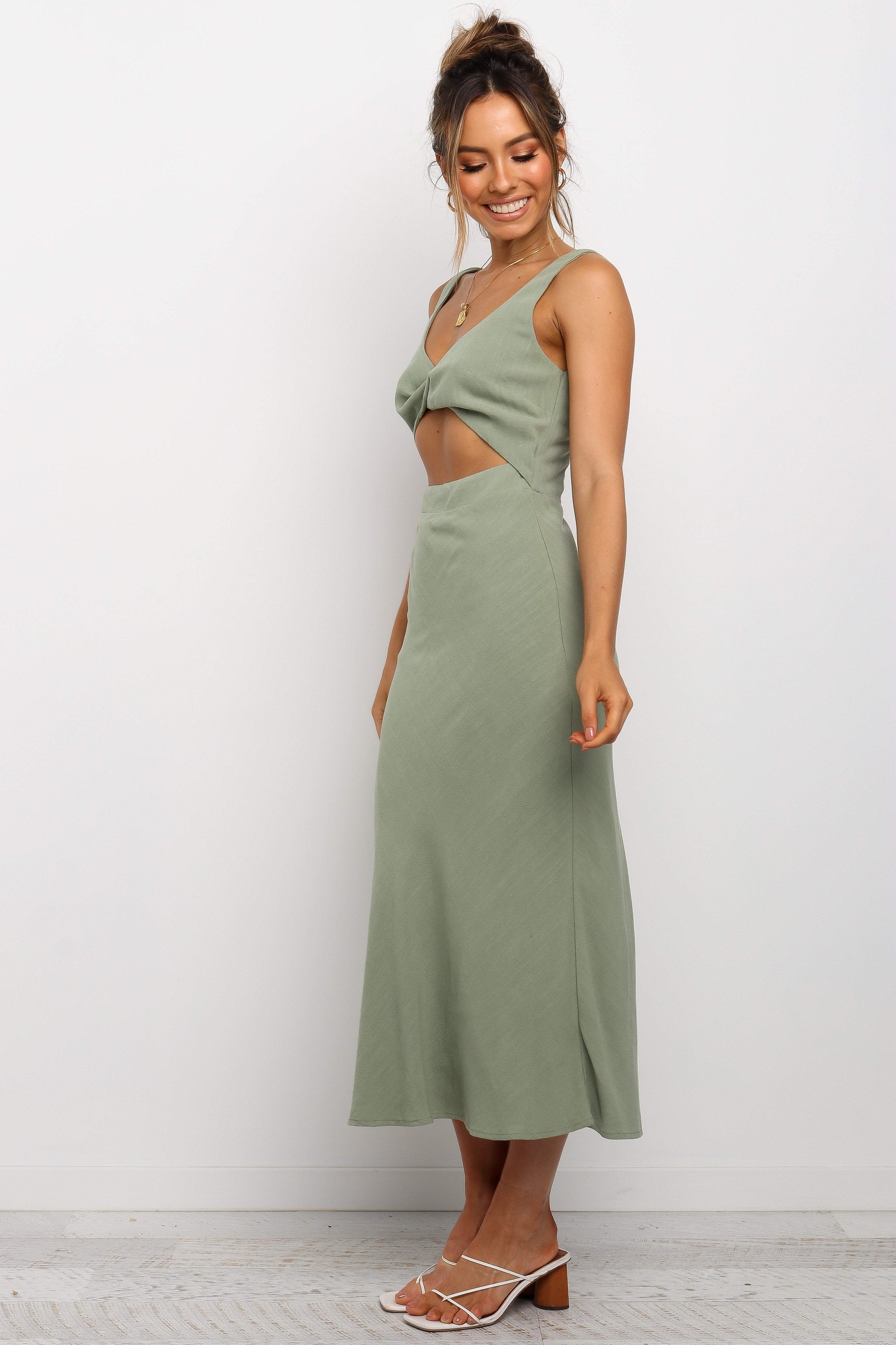 Petal and Pup USA DRESSES Apollo Dress - Olive 4