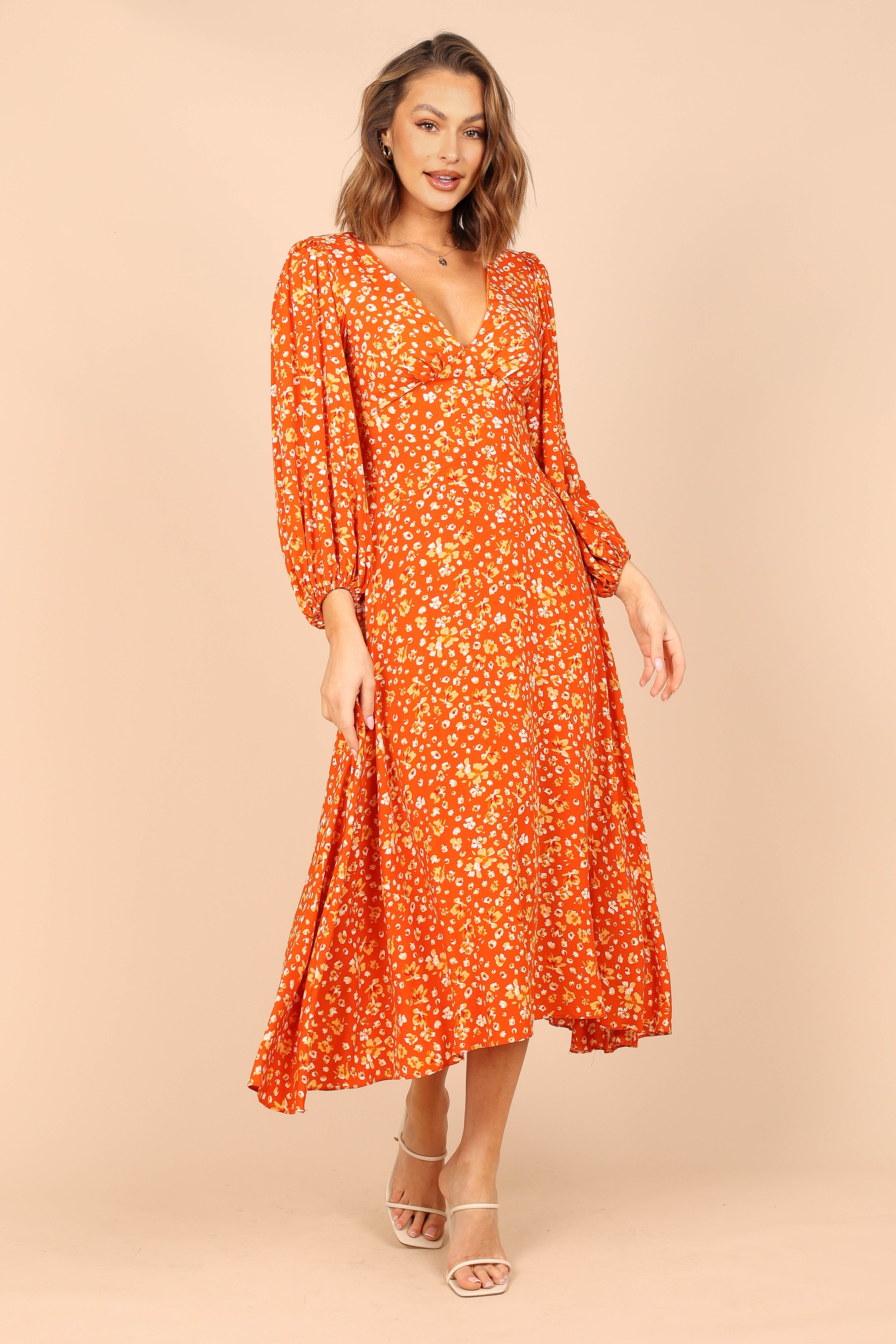 Floral Printed Fall Dress BLACK | Long sleeve floral maxi dress, Maxi dress,  Floral maxi dress