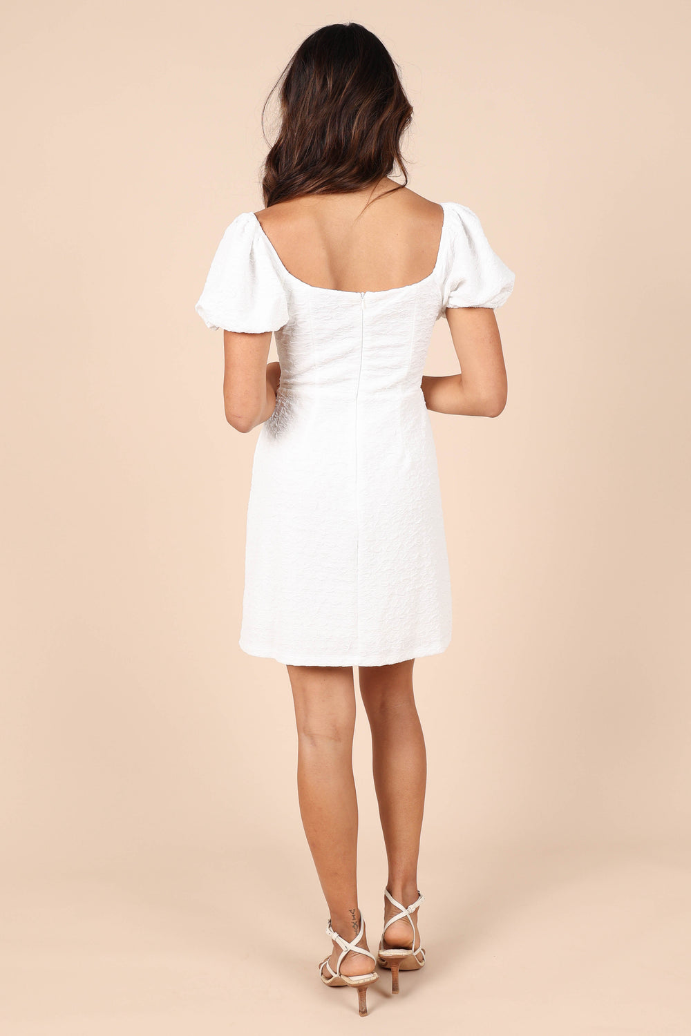 Petal and Pup USA DRESSES Baxie Mini Dress - White