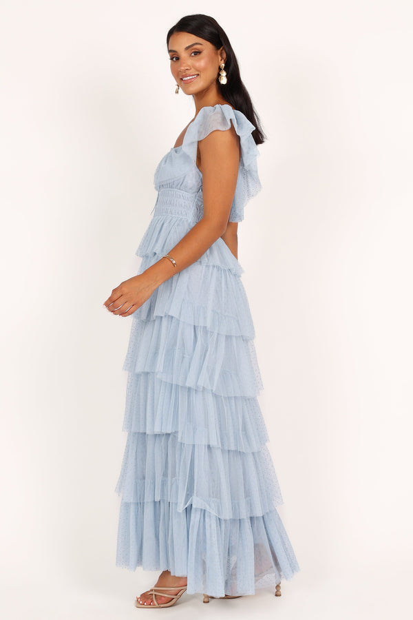 Petal and Pup USA DRESSES Belle Maxi Dress - Blue