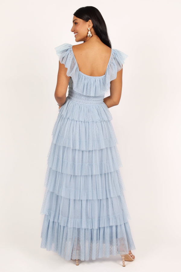 Petal and Pup USA DRESSES Belle Maxi Dress - Blue