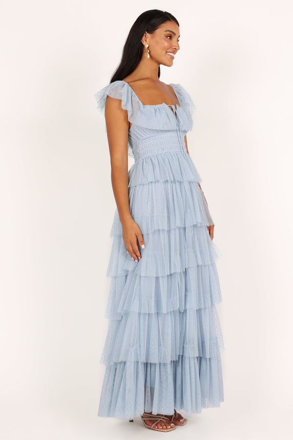 Petal and Pup USA DRESSES Belle Maxi Dress - Blue