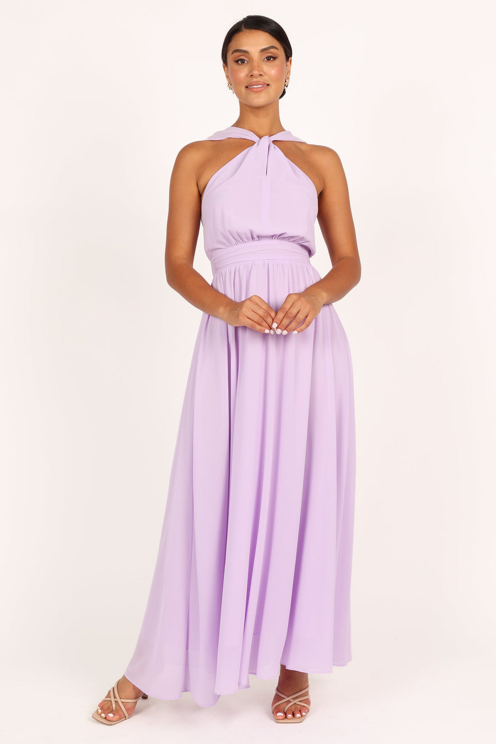 Blossom Halterneck Maxi Dress - Lavender - Petal & Pup USA