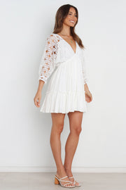 Petal and Pup USA DRESSES Carrie Dress - White