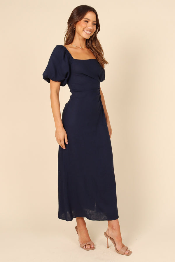 Petal and Pup USA DRESSES Chloe Cut Out Dress - Navy