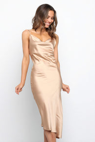 Petal and Pup USA DRESSES Cyprus Dress - Light Gold