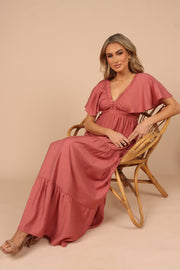 Petal and Pup USA DRESSES Danita Maxi Dress - Rose