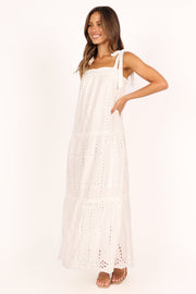 Petal and Pup USA DRESSES Danna Dress - White