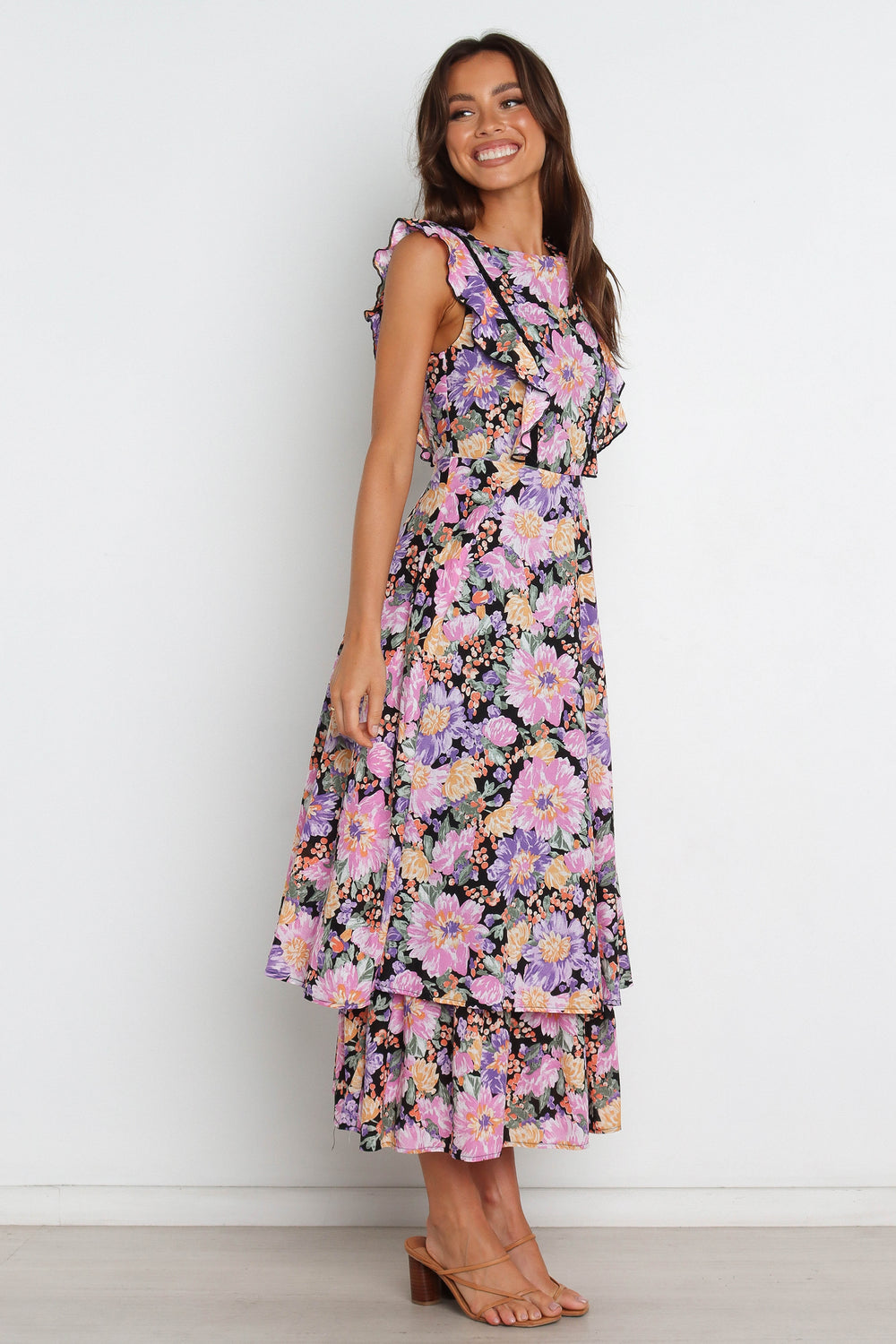 Delvita Dress Black Petal & Pup USA