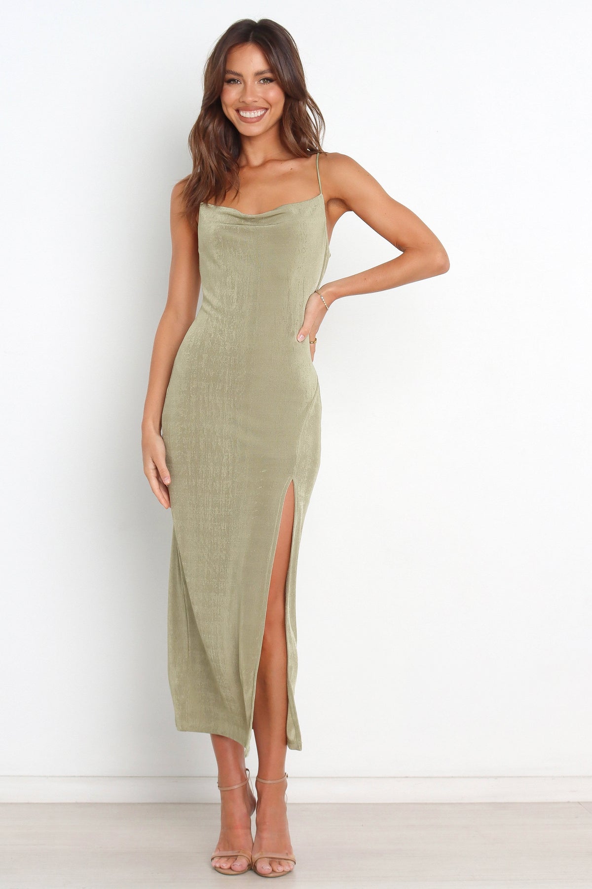 Petal and Pup Women's Diani Dress - Olive 4 Petal and Pup Women's Diani Dress - Olive 4