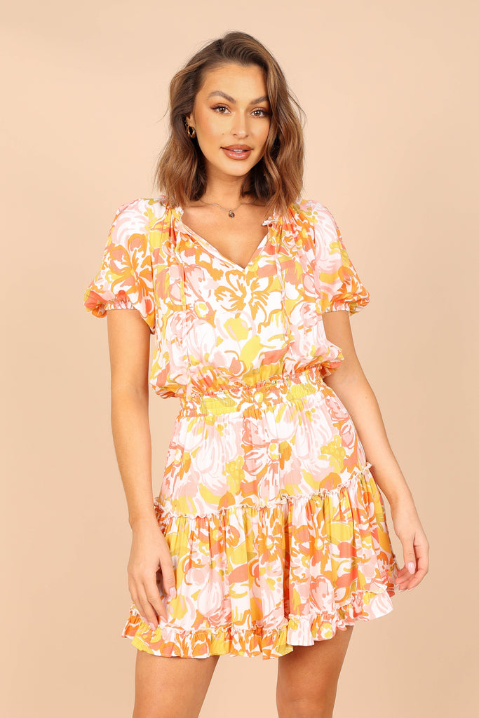 Summer Rose Shirred Halter Dress Tutorial- size 2 to 10
