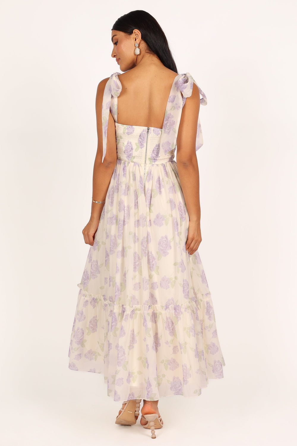 Petal and Pup USA DRESSES Floret Midi Dress - Lavender