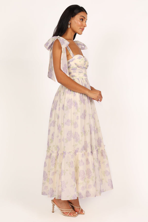 Petal and Pup USA DRESSES Floret Midi Dress - Lavender