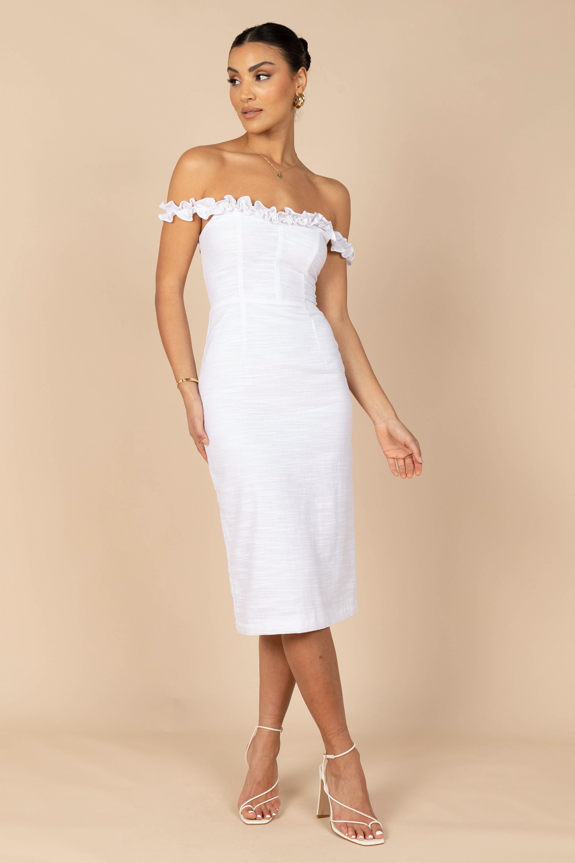 Petal and Pup USA DRESSES Florez Dress - White