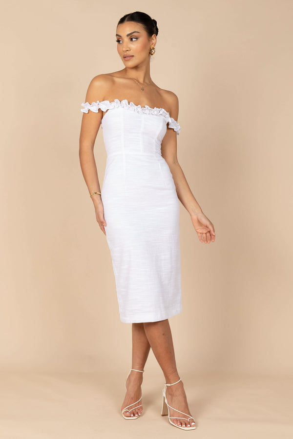 Petal and Pup USA DRESSES Florez Dress - White