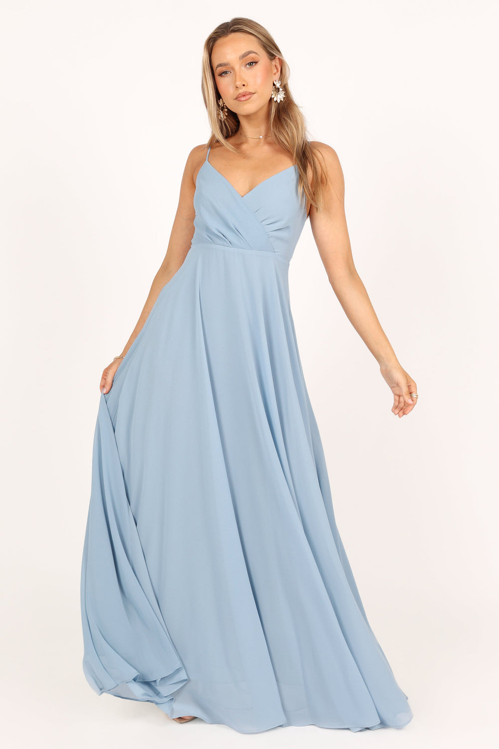 Petal and Pup USA DRESSES Flourish Maxi Dress - Blue