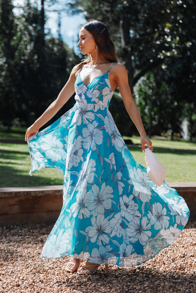 Blue Maxi Dresses - Buy Blue Maxi Dresses online in India
