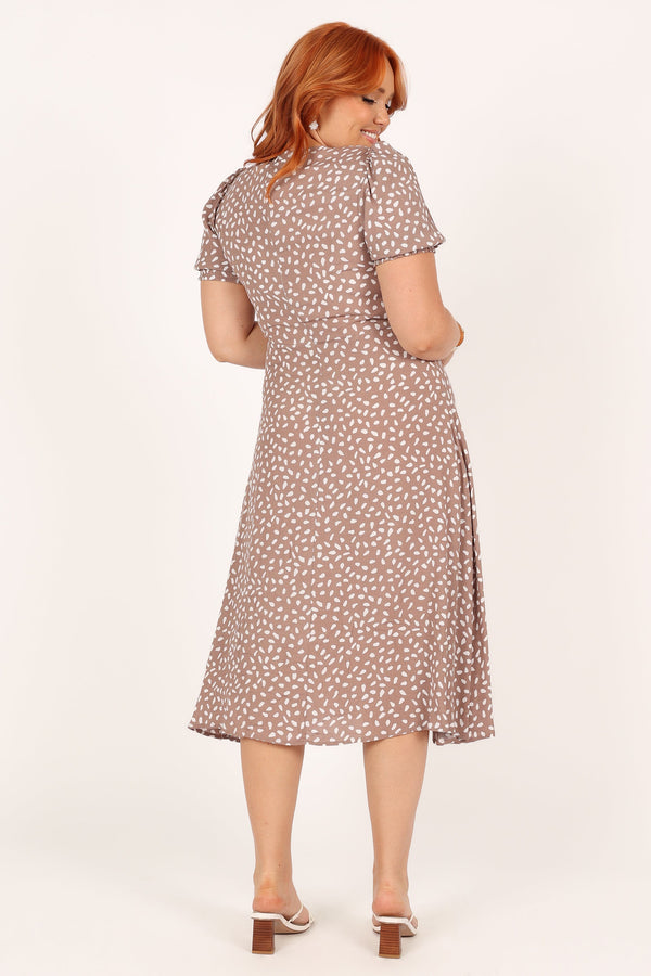 Petal and Pup USA DRESSES Franklin Dress - Mocha