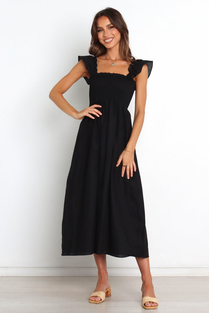 Genevieve Dress Black Petal & Pup USA