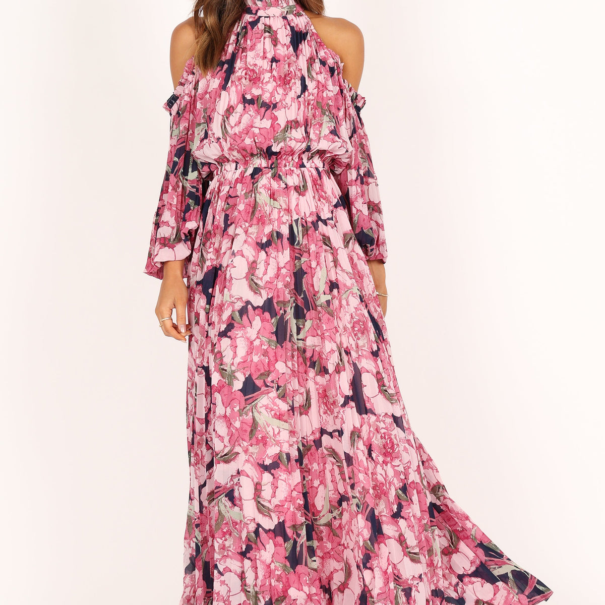 Hilary Pleated Maxi Dress