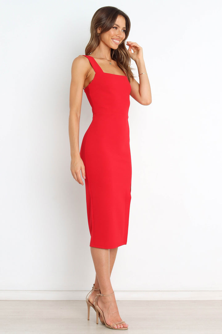 Hyatt Dress Red Petal & Pup USA