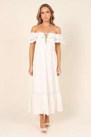 Janelle Dress - White - Petal & Pup USA