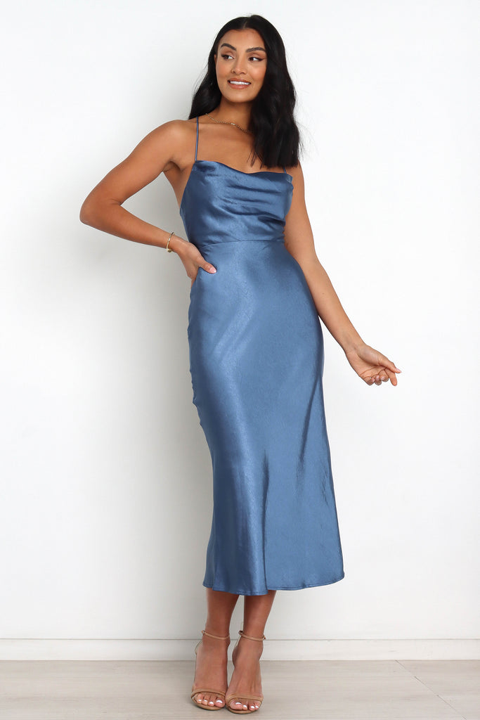 Kamiya Dress Navy Petal & Pup USA