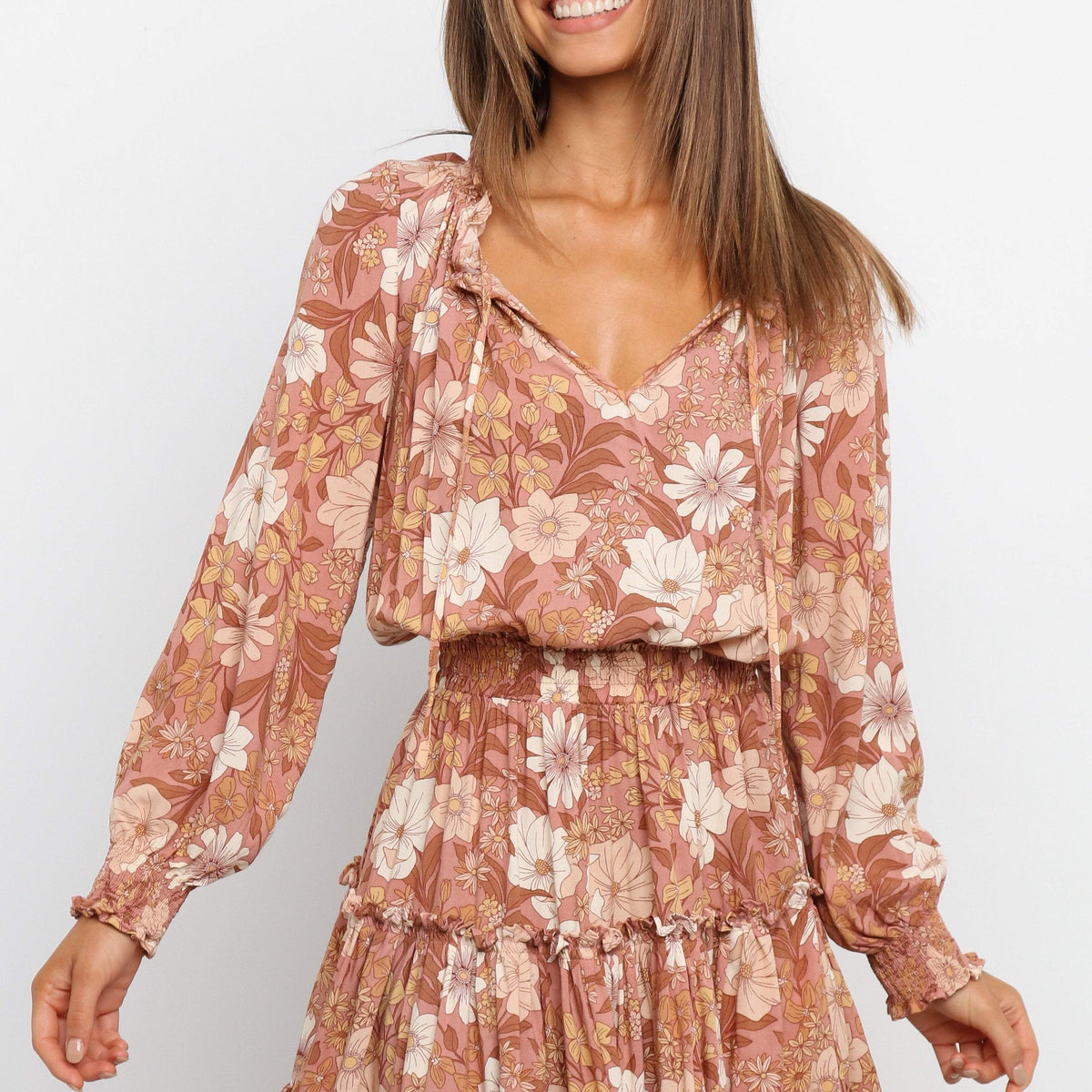 Petal and Pup Women's Kealan Dress - Brown 12