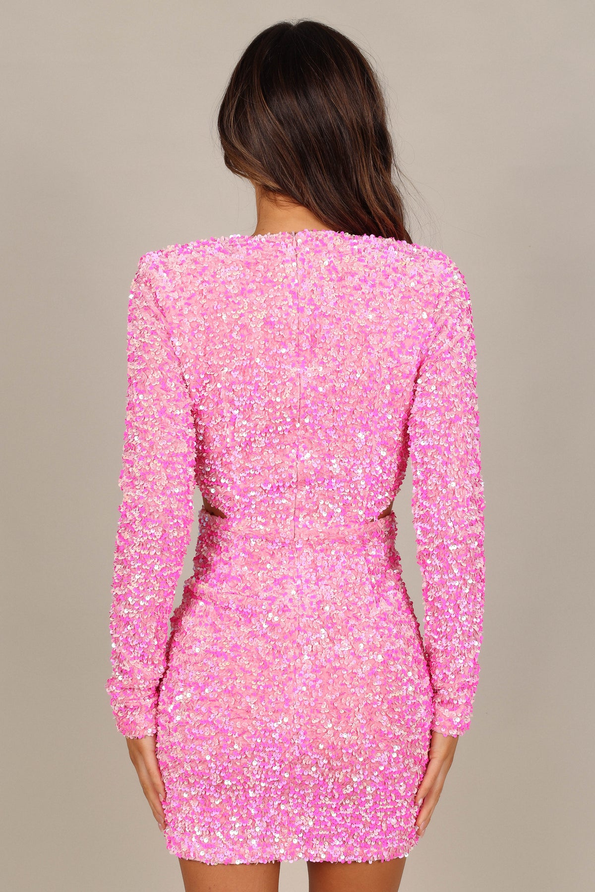 Kelly Long Sleeve Sequin Mini Dress Kelly Long Sleeve Sequin Mini Dress
