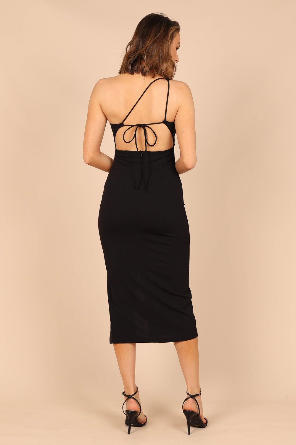 Larlan One Shoulder Dress - Black - Petal & Pup USA