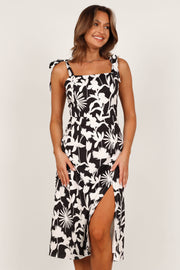 Petal and Pup USA DRESSES Laurel Dress - Black/White