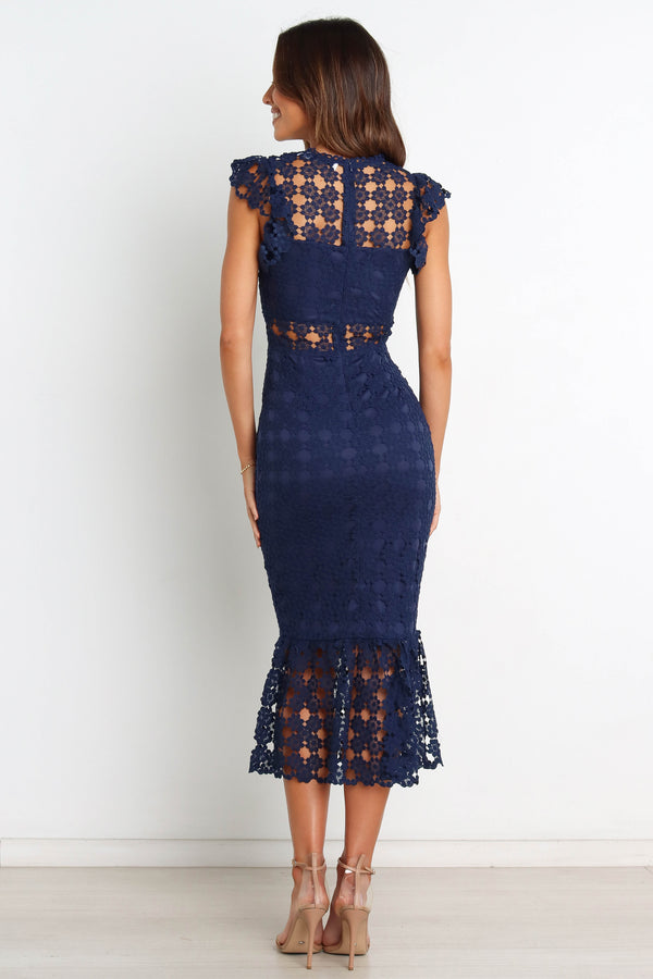 Petal and Pup USA DRESSES Lauren Dress - Navy