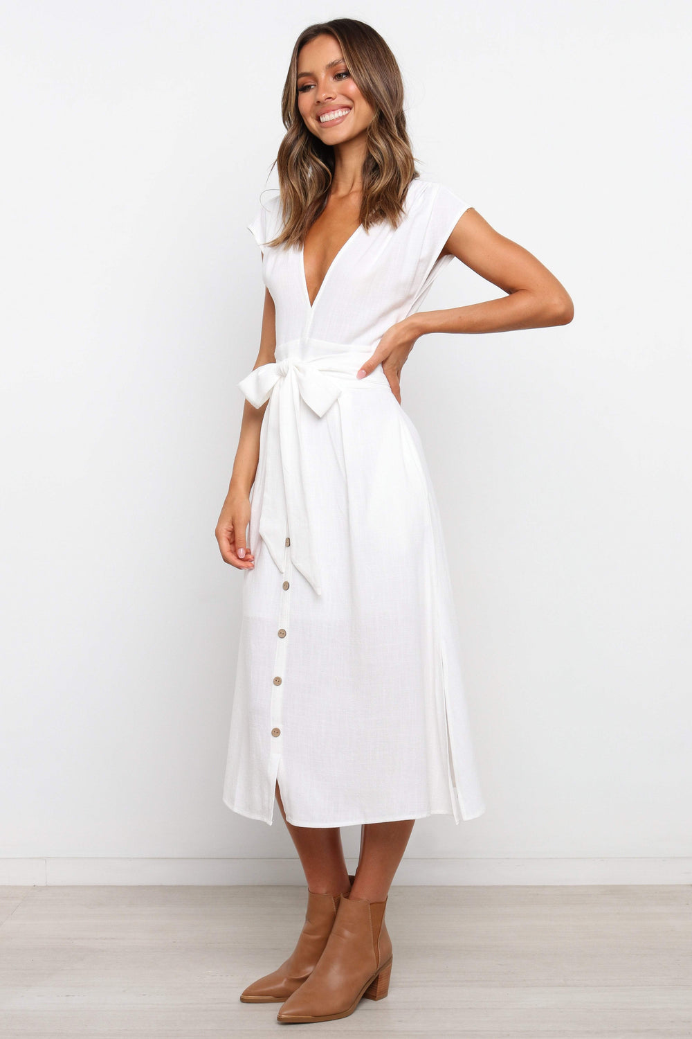 Layla Dress - White - Petal & Pup USA