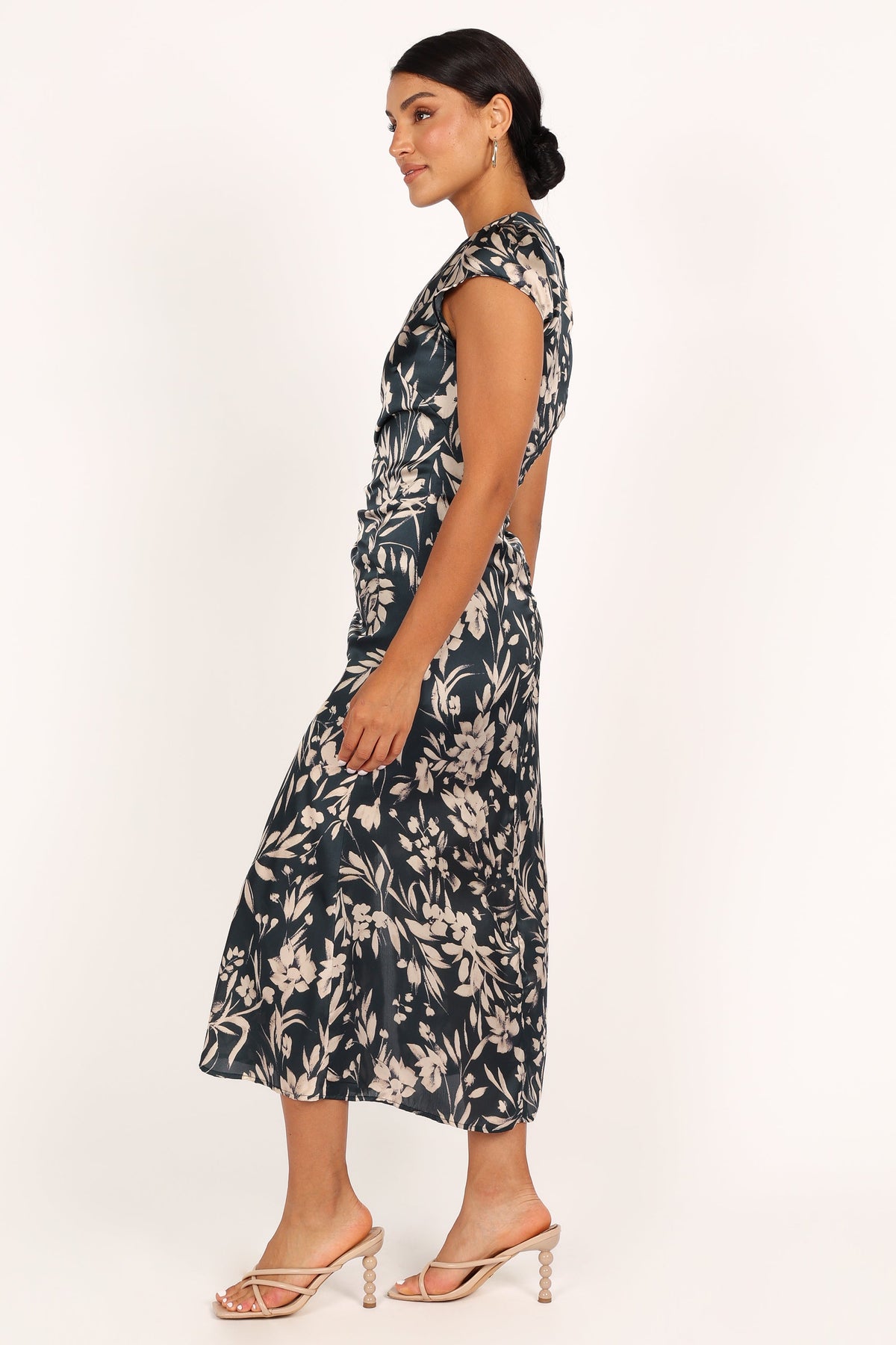 Petal And Pup Women's Lisbeth Midi Dress - Green Floral M