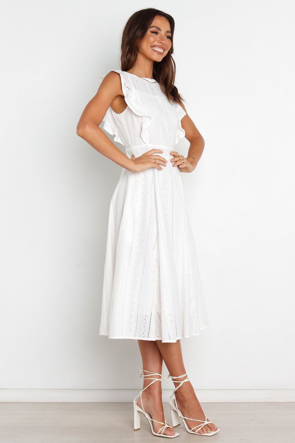 Petal and Pup USA DRESSES Marlee Dress - White