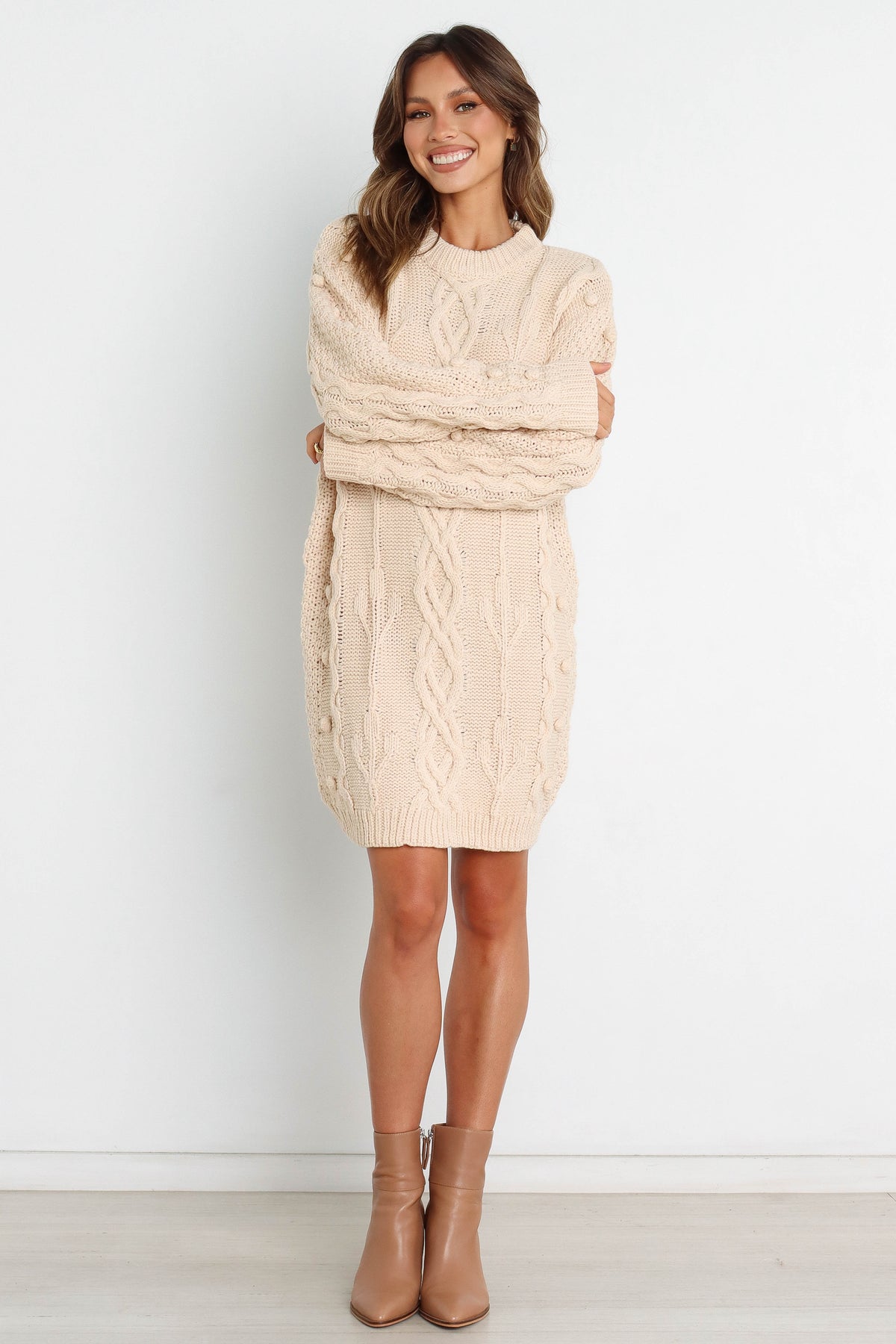 womens cream colored sweater dress Cream turtleneck dress for women, Knitted ankle length dress, clothing knit wool dress, Cable knit, long sweater-dress, winter dress