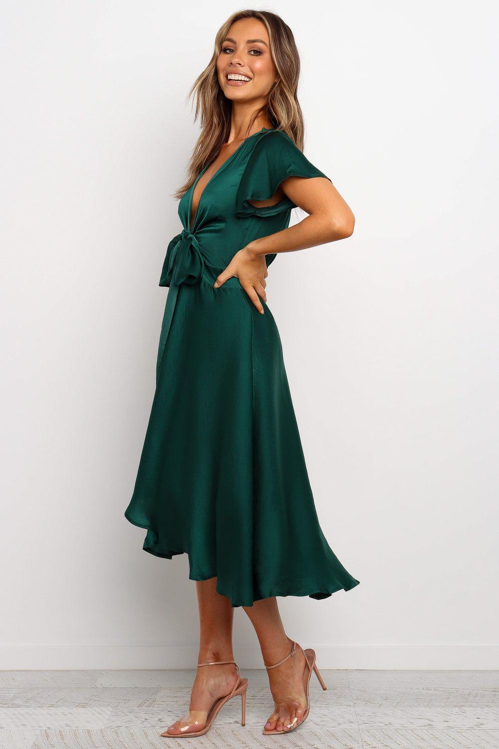 Petal and Pup USA DRESSES Montrose Dress - Emerald 10