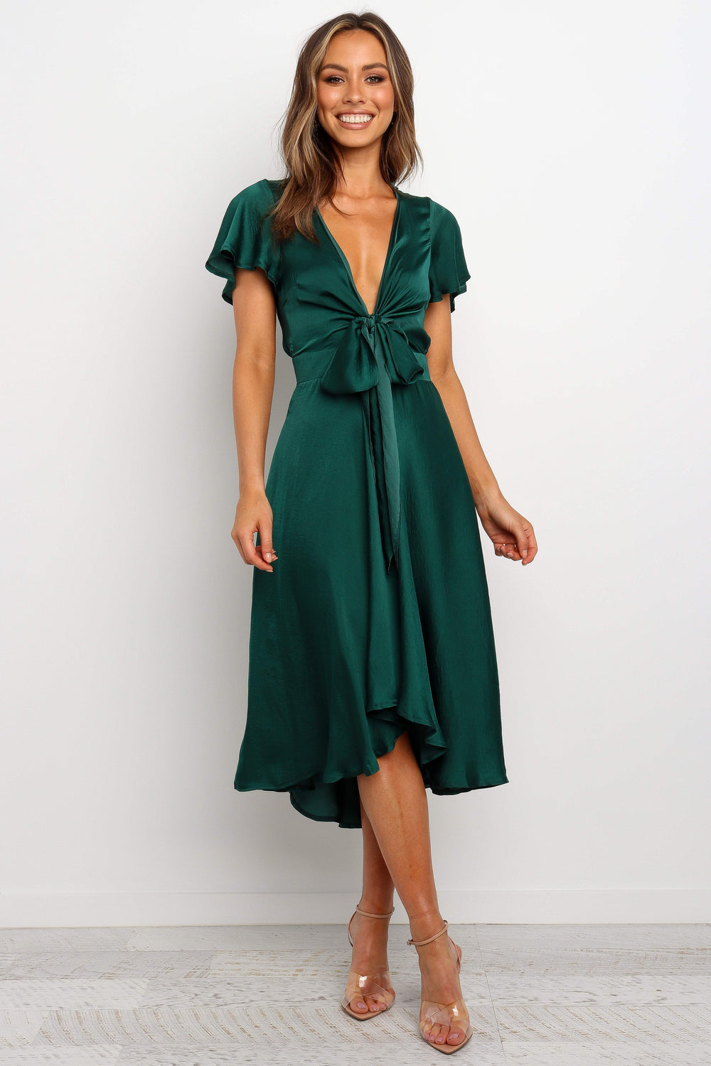 Petal and Pup USA DRESSES Montrose Dress - Emerald 4