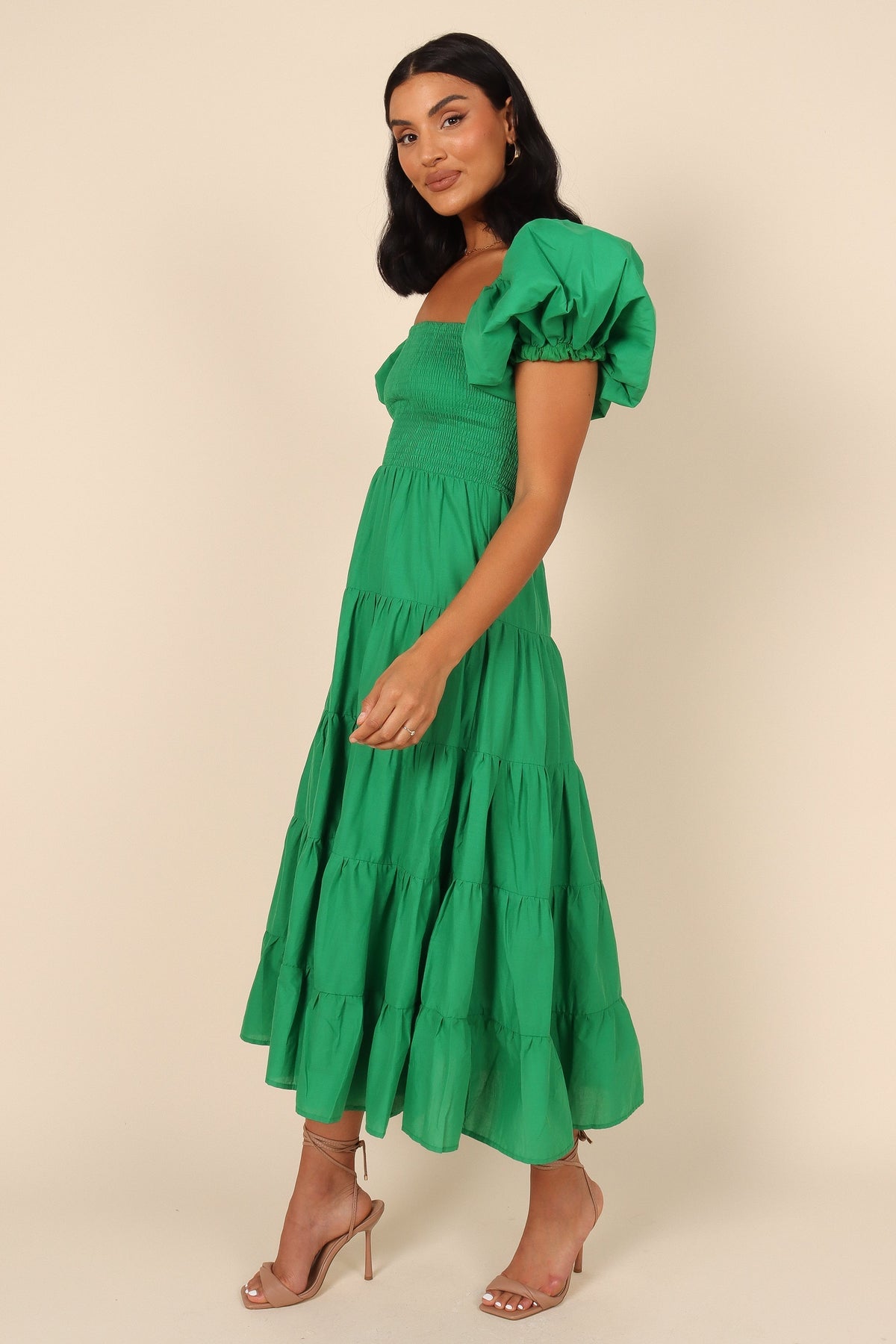 morgan midi dress Petal and Pup Women's Morgan Tiered Dress