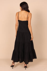 Petal and Pup USA DRESSES Myrna Cutout Maxi Dress - Black