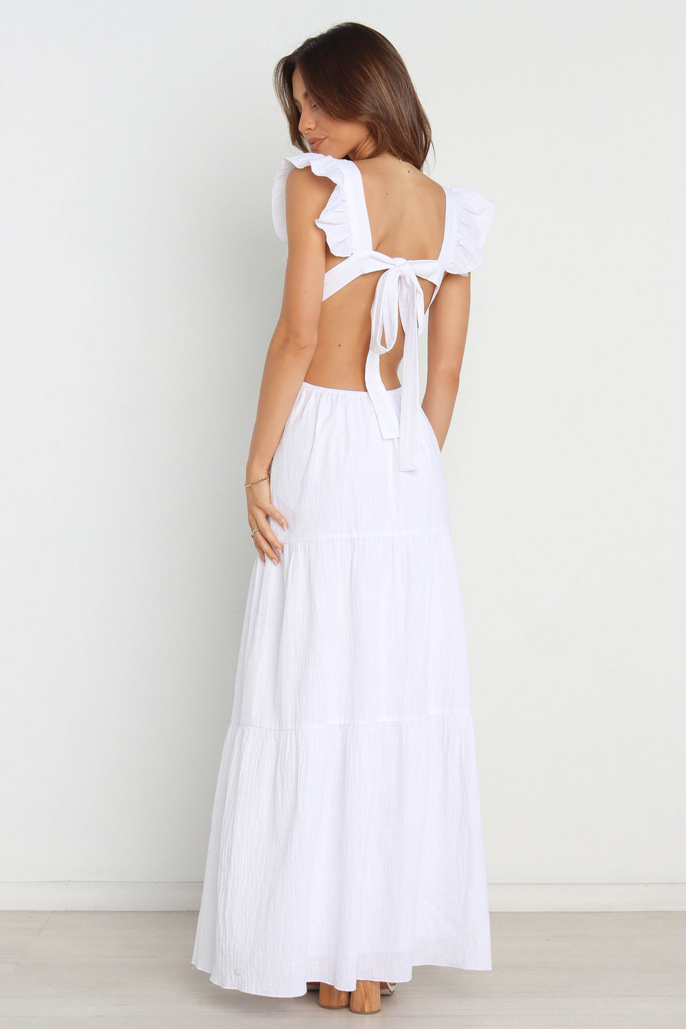 Peaches Dress White Petal & Pup USA