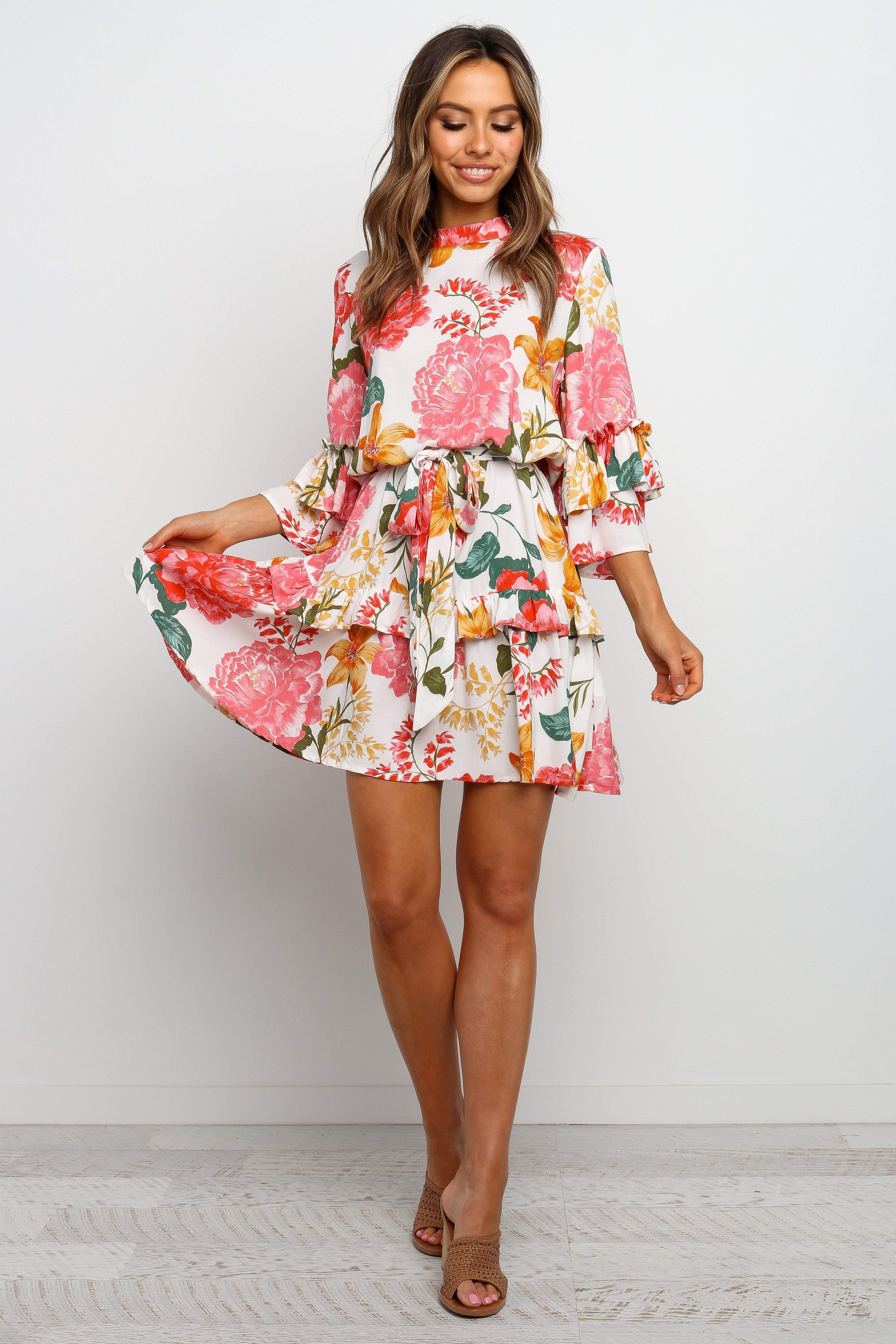 Petal and Pup USA DRESSES Peta Dress - White