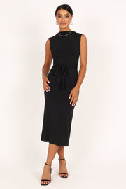 Petal and Pup USA DRESSES Reeves Midi Dress - Black