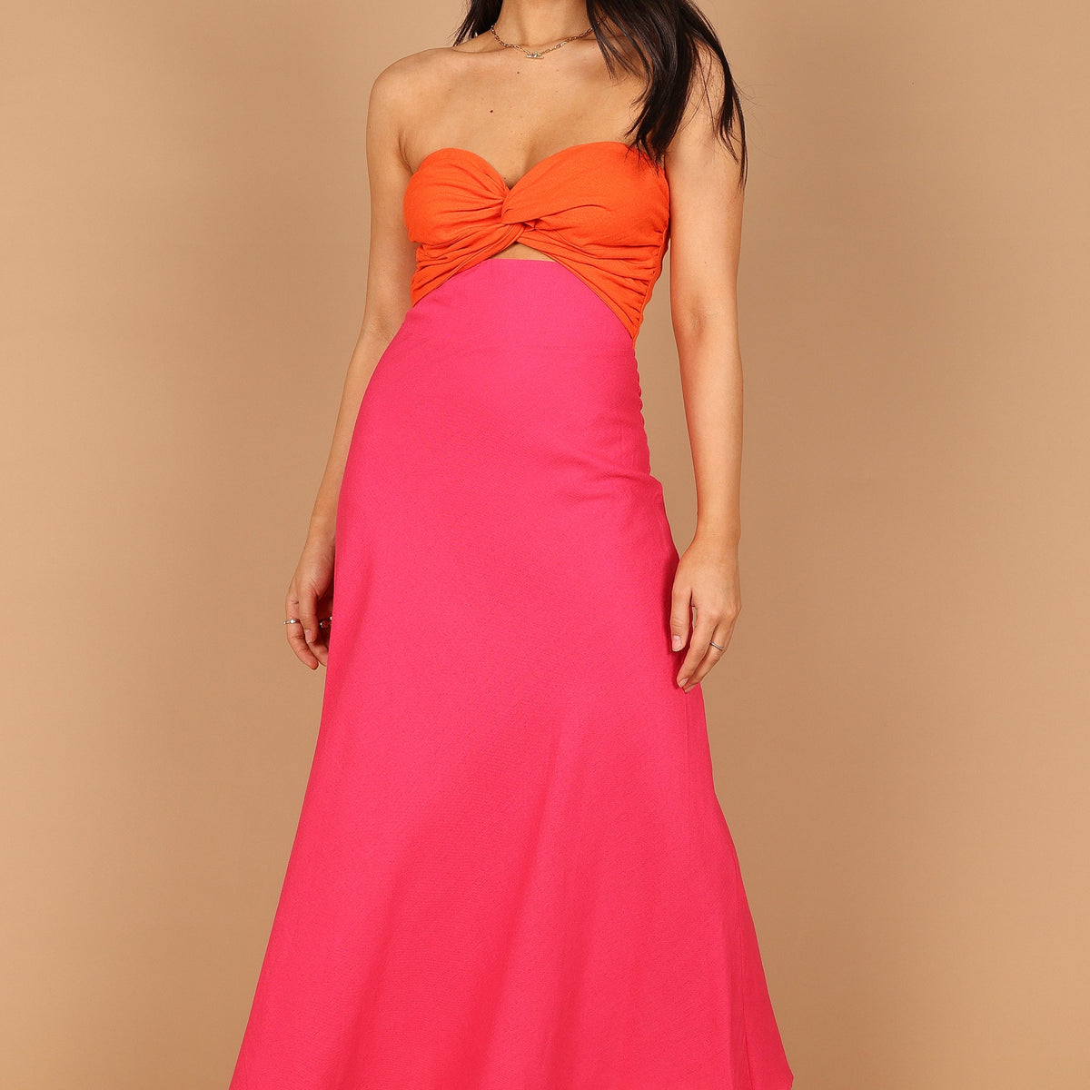 Petal and Pup Women's Rosetta Dress - Fuchsia/Orange Petal and Pup Women's Rosetta Dress - Fuchsia/Orange