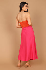 Petal and Pup USA DRESSES Rosetta Dress - Fuchsia/Orange